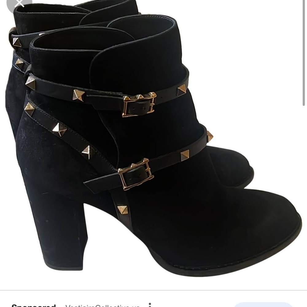 Valentino Rockstud Ankle Boots